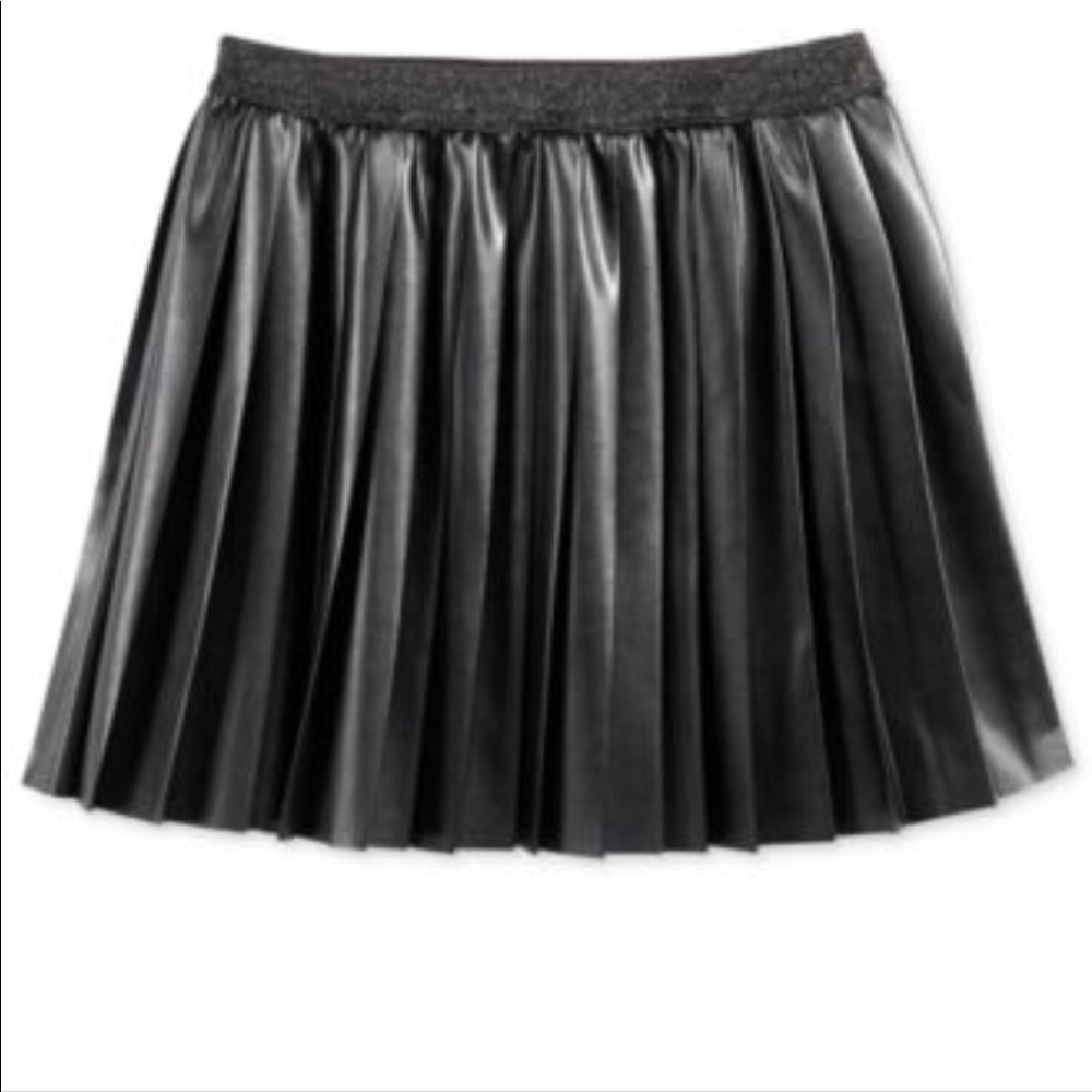 Epic Threads faux leather girls skirt